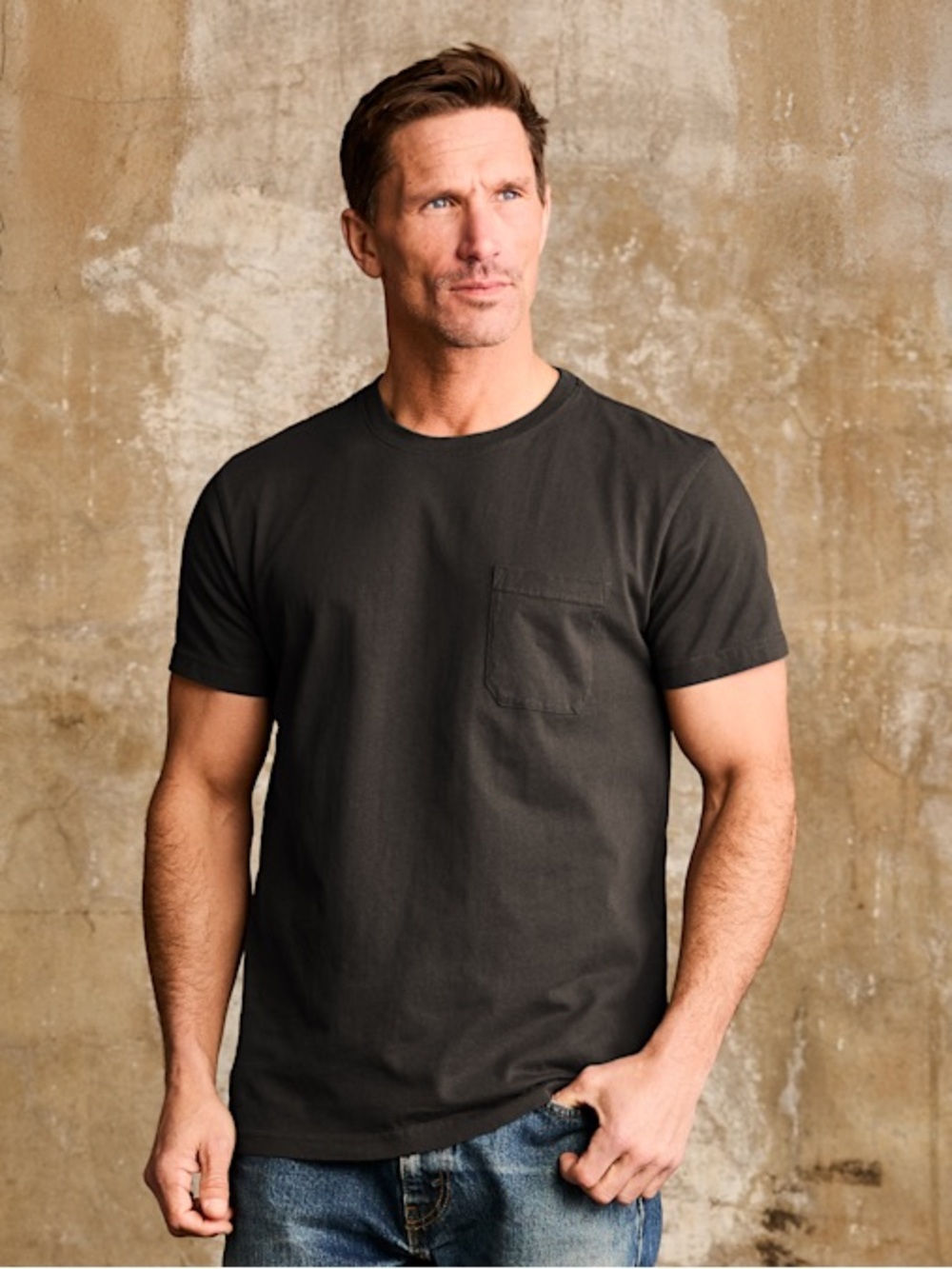 Line Of Trade Sturdy Tee Short Sleeve Pocket Cotton Tshirt
